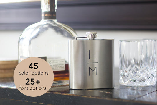 Groomsman Gift | Personalized Flask DECALS |Wedding Gifts |Custom Permanent Stickers | Bridal Party Gifts