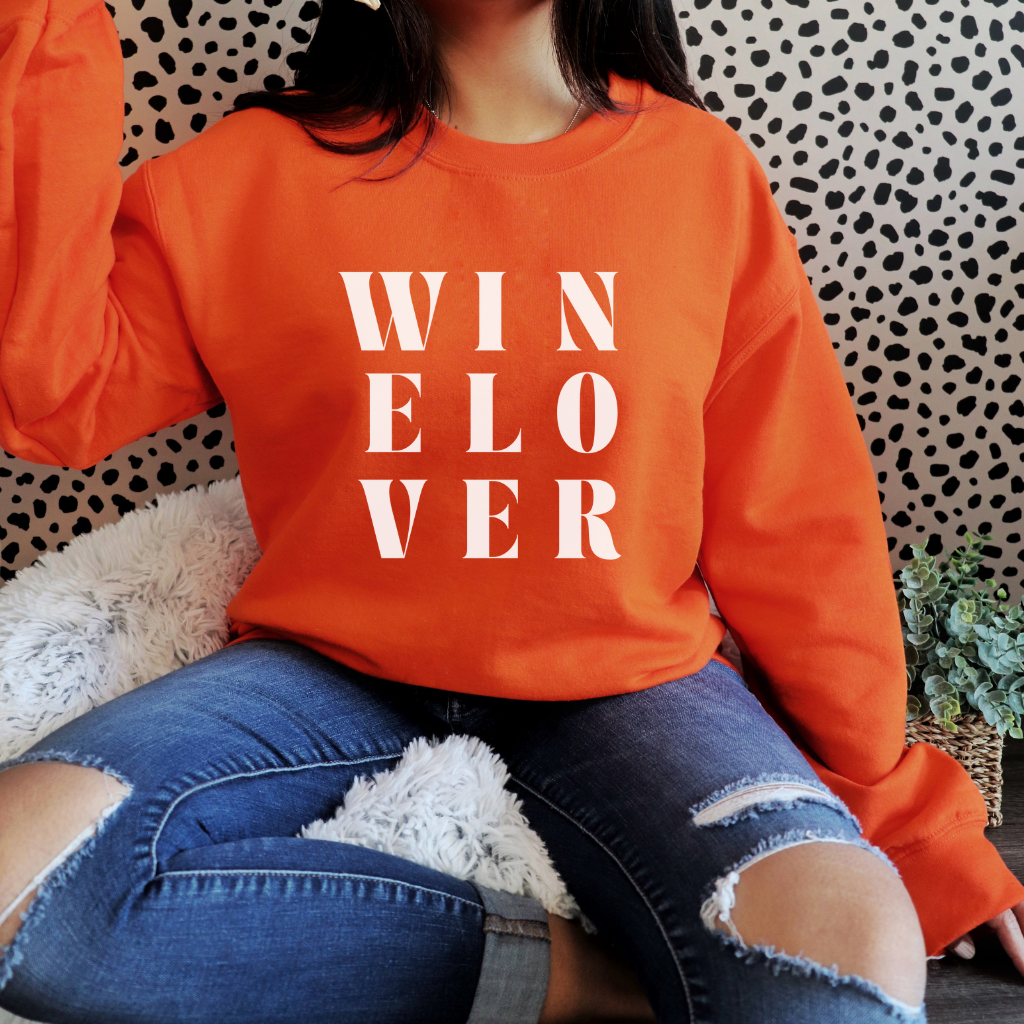 Winelover Iron-On Decal | DIY Heat Transfer Vinyl for Wine Lovers & Bachelorette Shirts