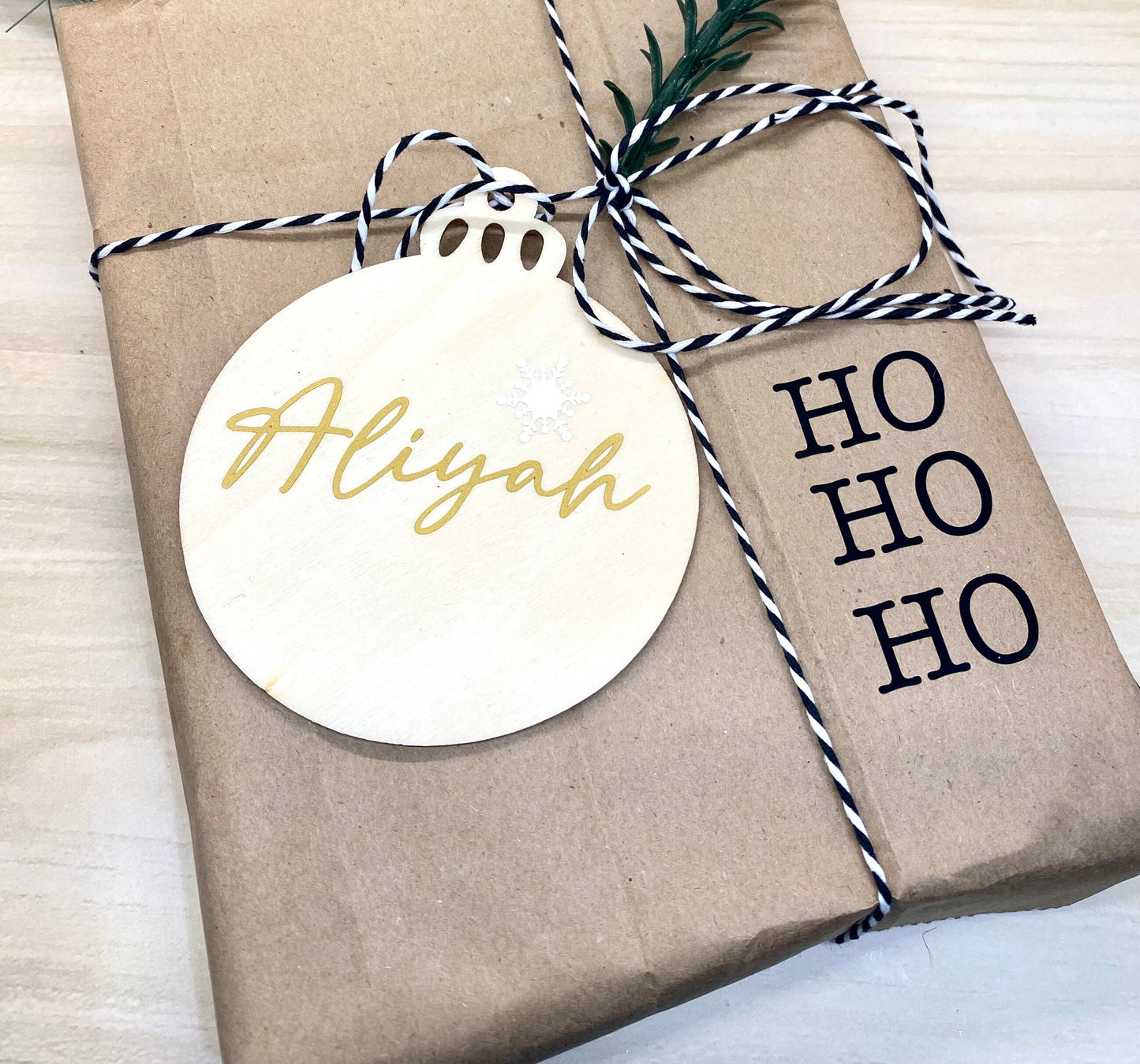 Personalized Christmas Ornament Decals: DIY Wedding & Anniversary Favors