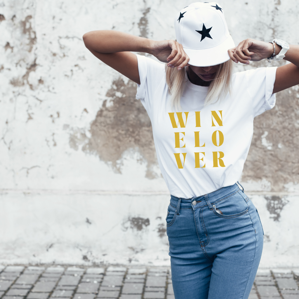 Winelover Iron-On Decal | DIY Heat Transfer Vinyl for Wine Lovers & Bachelorette Shirts