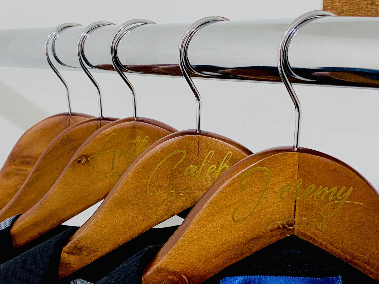 Mens Wedding Hanger | DECALS ONLYI Groom | Groomsman | Bridal Party | Diy | PERSONALIZE Wedding Suit Hangers