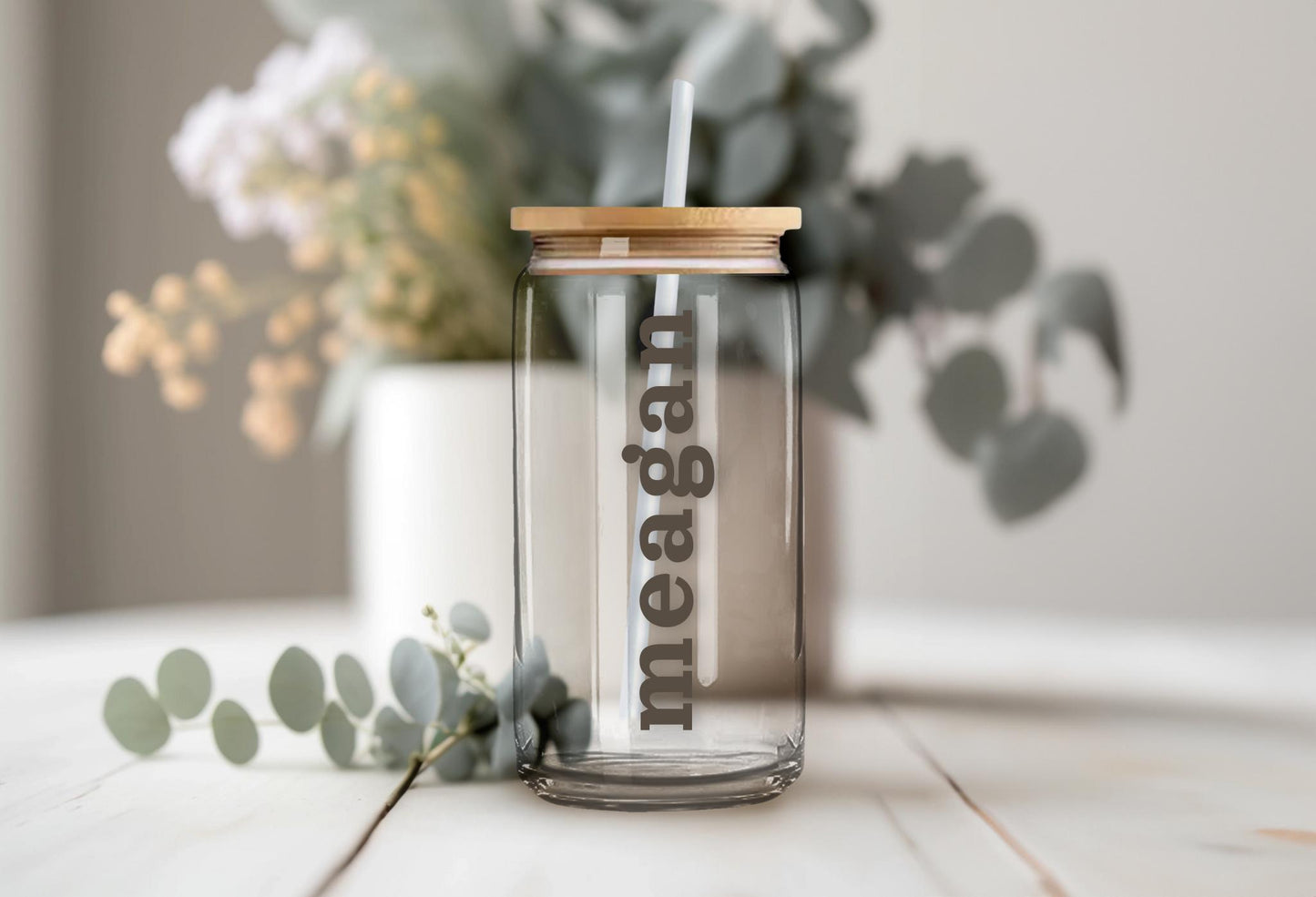 Personalized Iced Coffee Glass Tumbler DECALS | Beer Can Glass Stickers | Bridesmaid Proposal Gift | Custom Bachelorette Vinyl Sticker