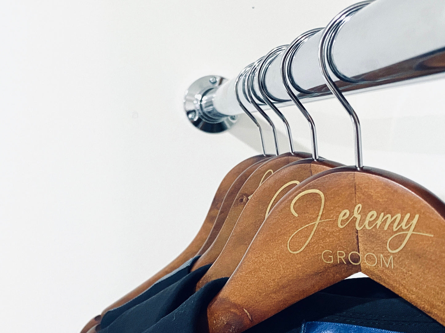 Mens Wedding Hanger | DECALS ONLYI Groom | Groomsman | Bridal Party | Diy | PERSONALIZE Wedding Suit Hangers