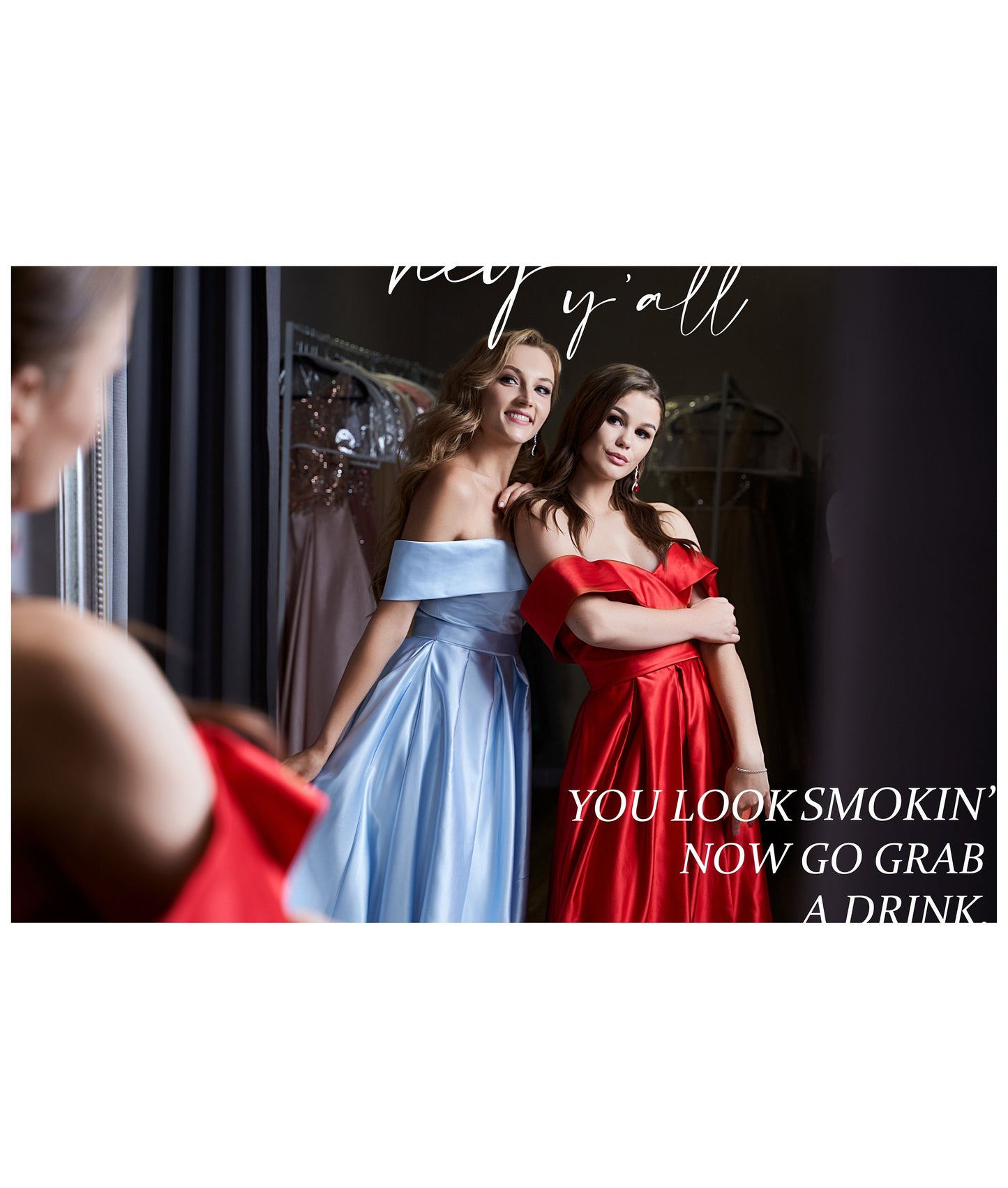 Hey Y'all | WeddingWelcome Selfie Mirror Decals|Stickers|Removable||Go Grab a Drink|Let's Celebrate|Get on the Dance Floor|Customizable