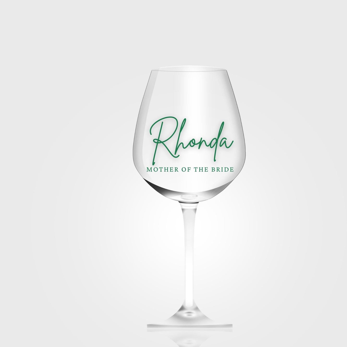 Custom Name Decals | Wine Glass Stemmed or Stemless Vinyl Stickers | Weddings,Bachelorette or Special Events | BLOOM AND BLUSH | BAA1972