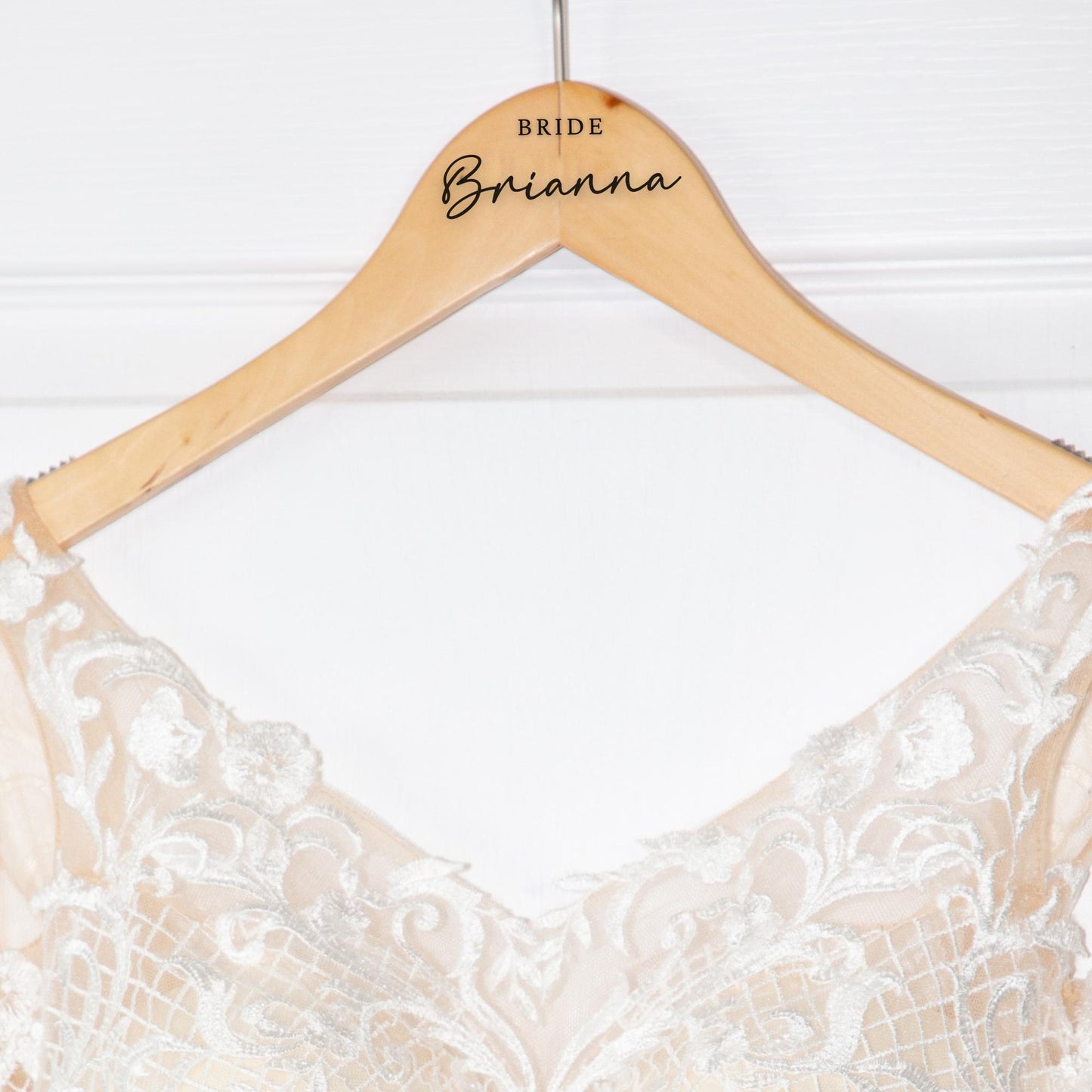 Wedding Hanger Decals | ROMANTIC CHARM Font Collection | Custom Bridal Party Dress Hanger Gifts | Bridesmaid | Maid of Honor | BAA1975