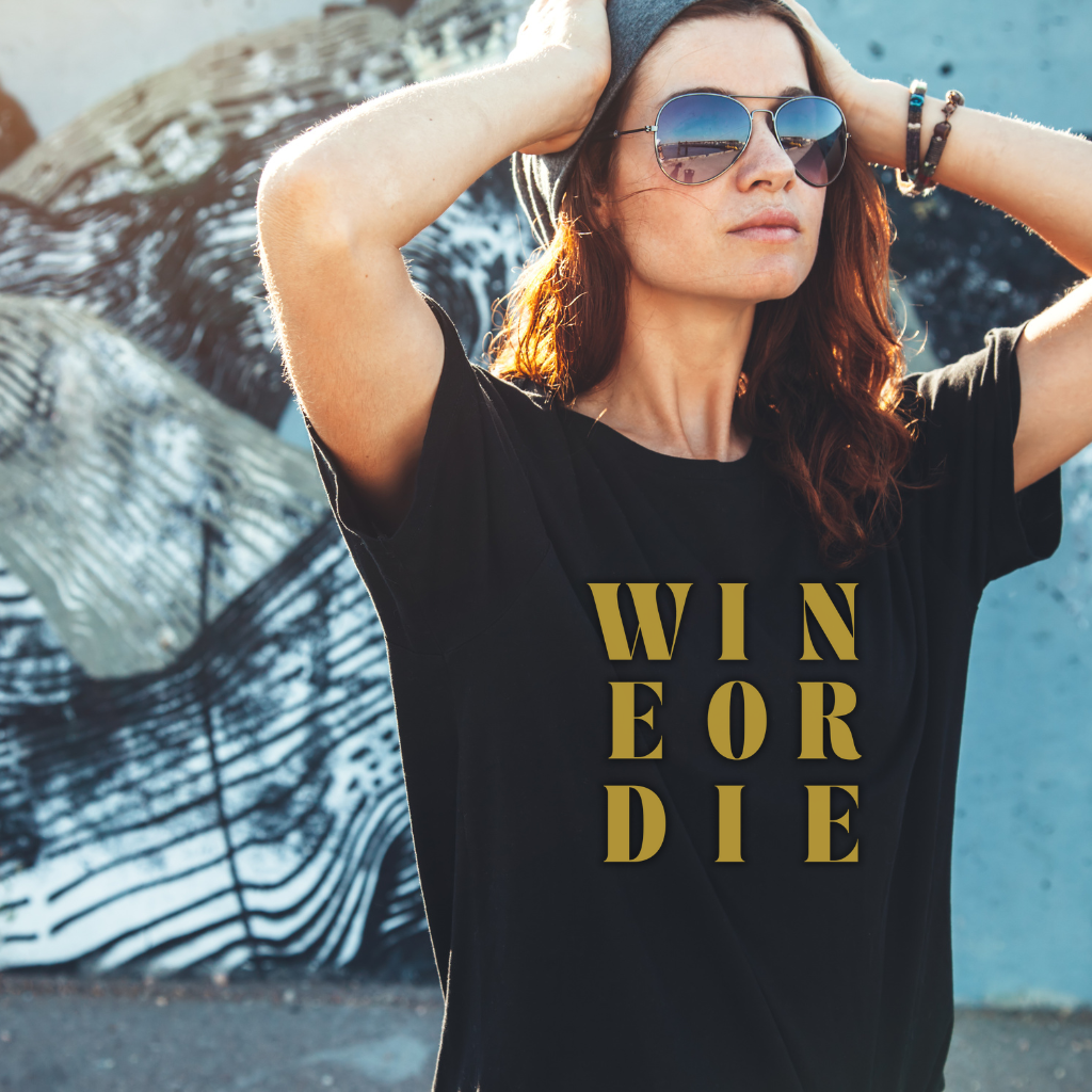 Wine or Die Iron-On Decal | Funny Wine Lover Heat Transfer for DIY Shirts, Totes & Gifts
