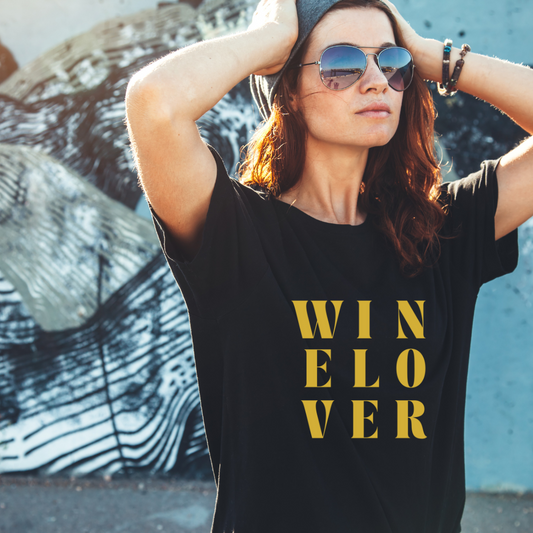 Winelover Iron-On Decal | DIY Heat Transfer Vinyl for Wine Lovers & Bachelorette Shirts