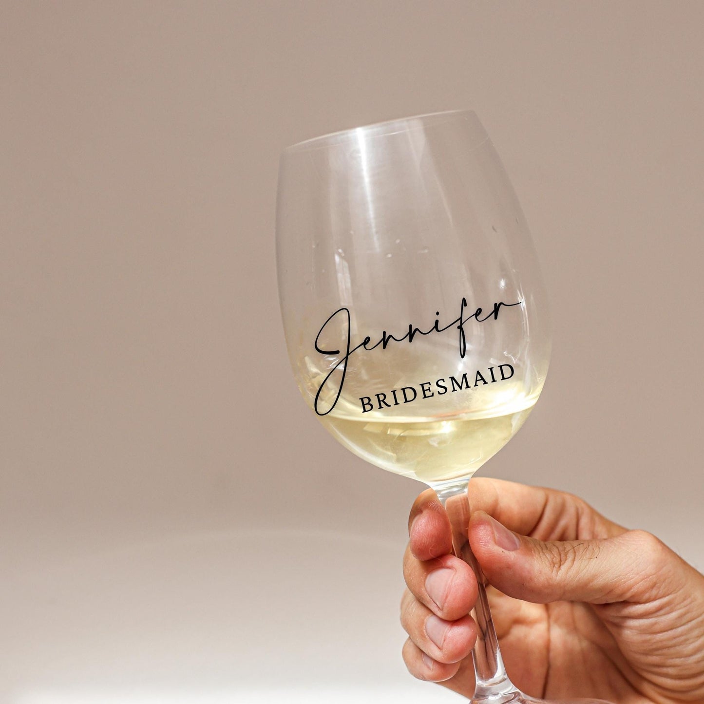 Custom Name Decals | Wine Glass Stemmed or Stemless Vinyl Stickers | Weddings,Bachelorette or Special Events | LUSH AND LUXE | BAA1974