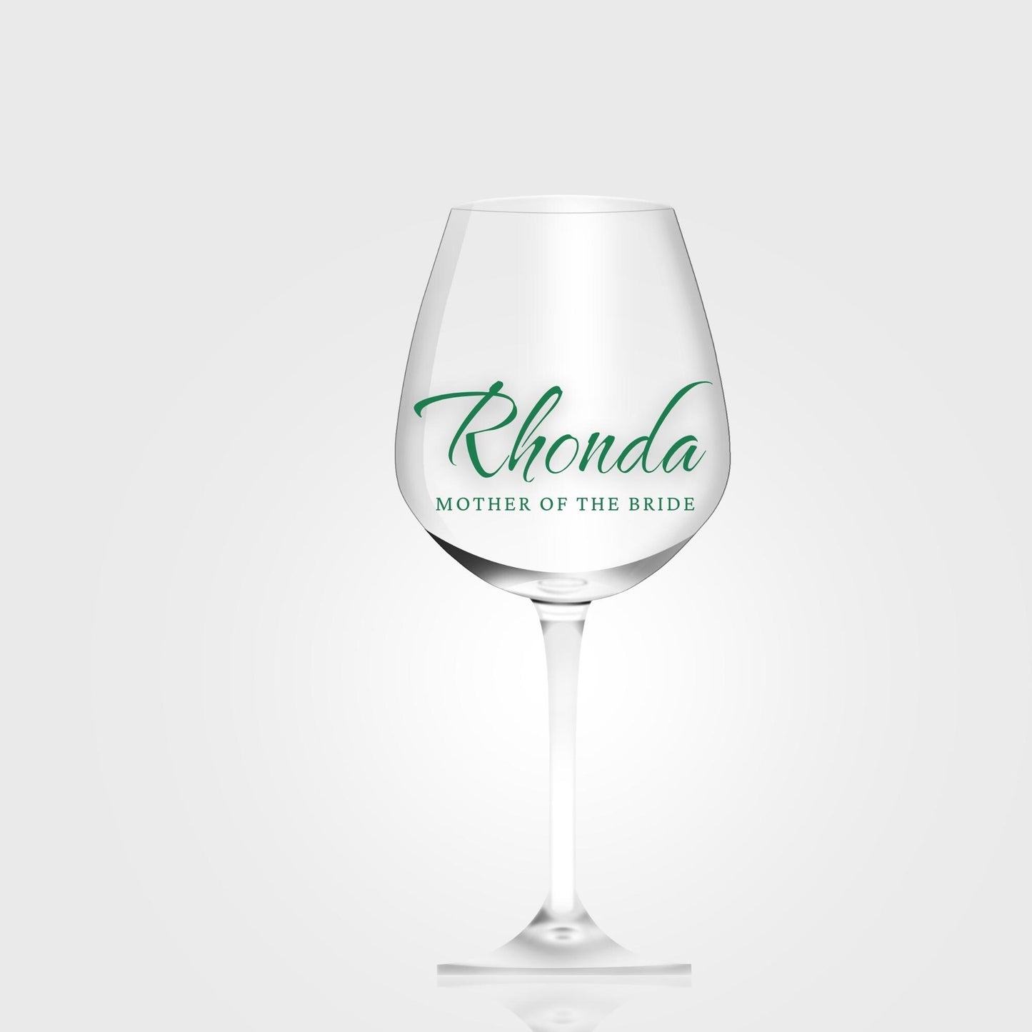 Custom Name Wine Glass Decals: Bachelorette, Wedding, Special Events
