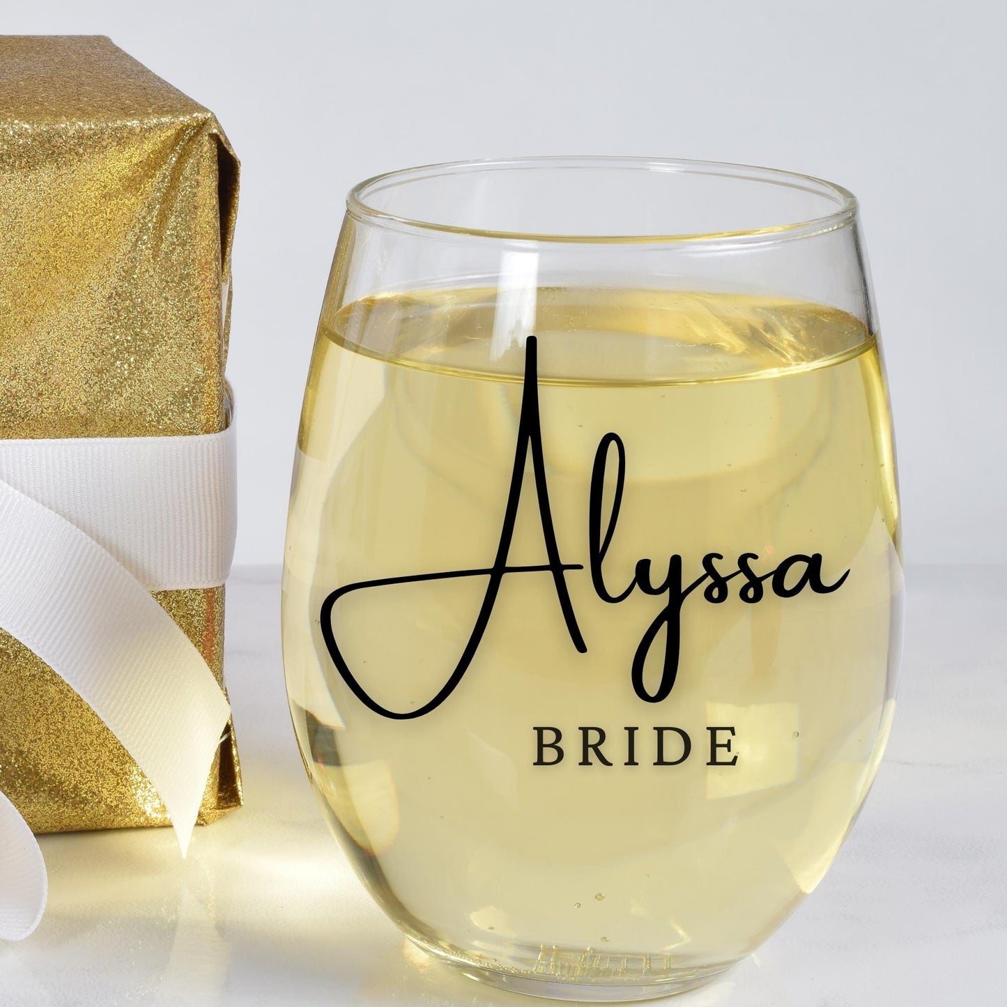 Custom Name Wine Glass Decals: Bachelorette, Wedding, Special Events