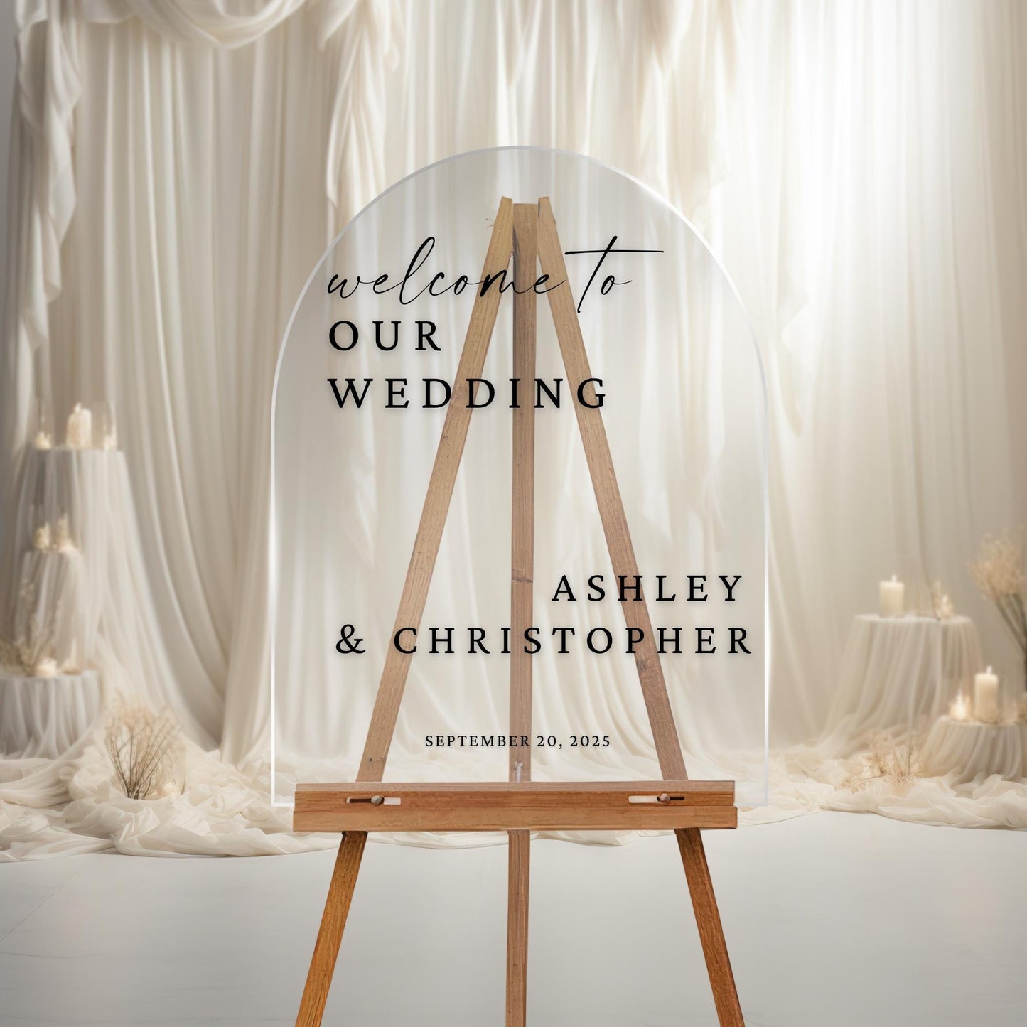 Wedding Mirror Decals | Wedding Decor Vinyl Stickers | Wedding WELCOME Mirror Decor |