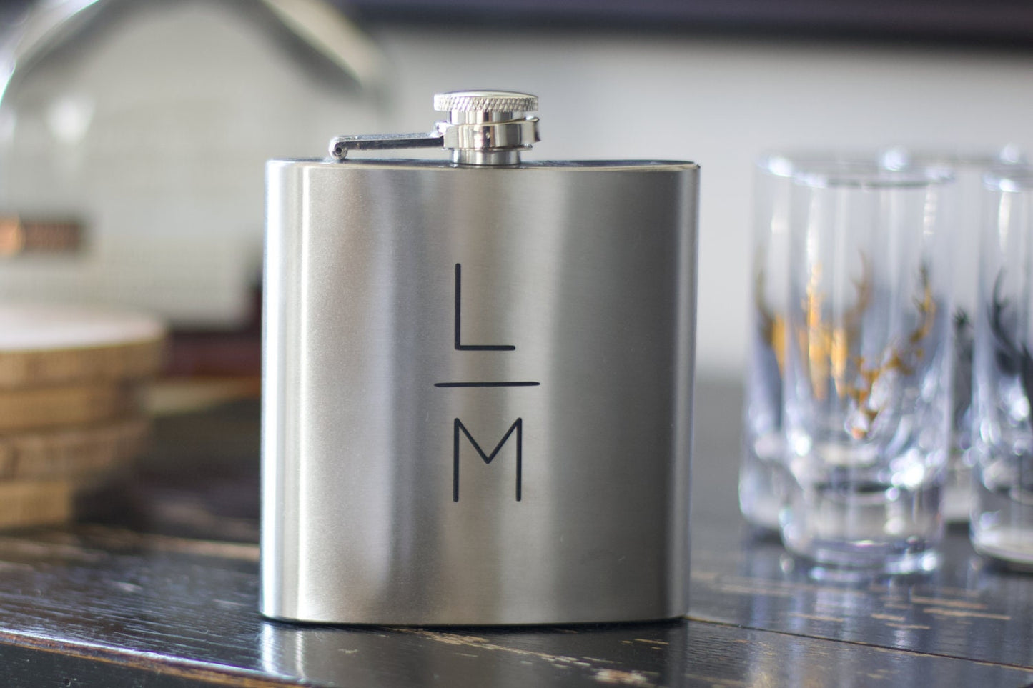 Groomsman Gift | Personalized Flask DECALS |Wedding Gifts |Custom Permanent Stickers | Bridal Party Gifts