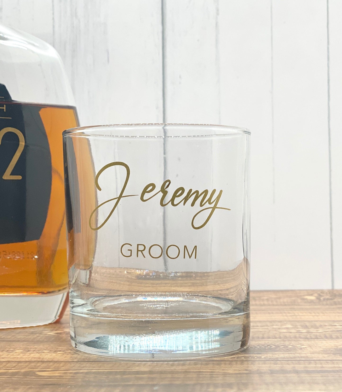 Personalized Groomsman DECALS for Whiskey glasses| Beer steins | CUSTOMIZE your Bridal party Glasses | Great Gift idea for Wedding Party