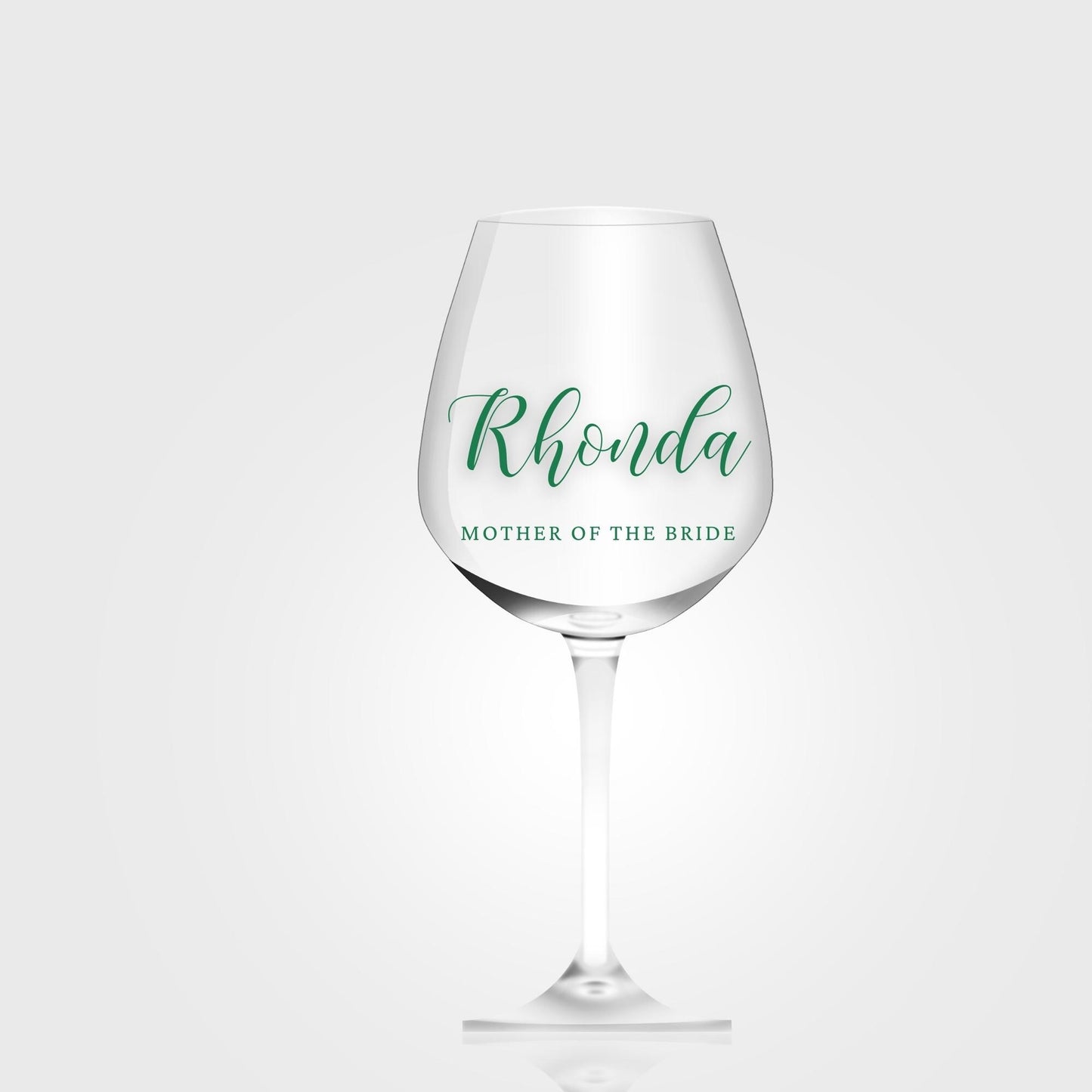 Custom Name Decals | Wine Glass Stemmed or Stemless Vinyl Stickers | Weddings,Bachelorette or Special Events | RADIANCE AND  GRACE | BAA1973