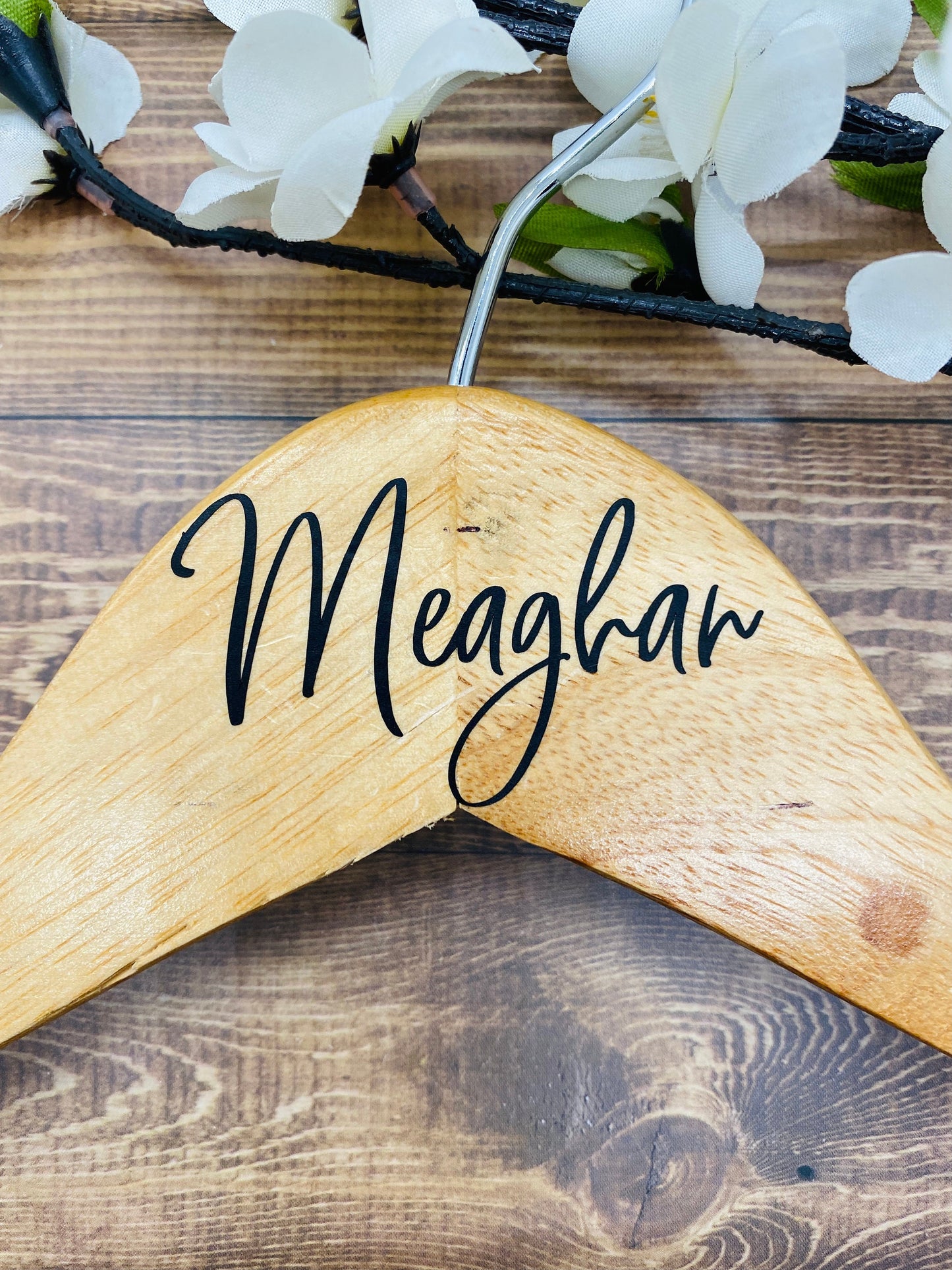 Wedding Dress Hanger Name DECAL | Custom Bridal Party Stickers | Personalized Decals for