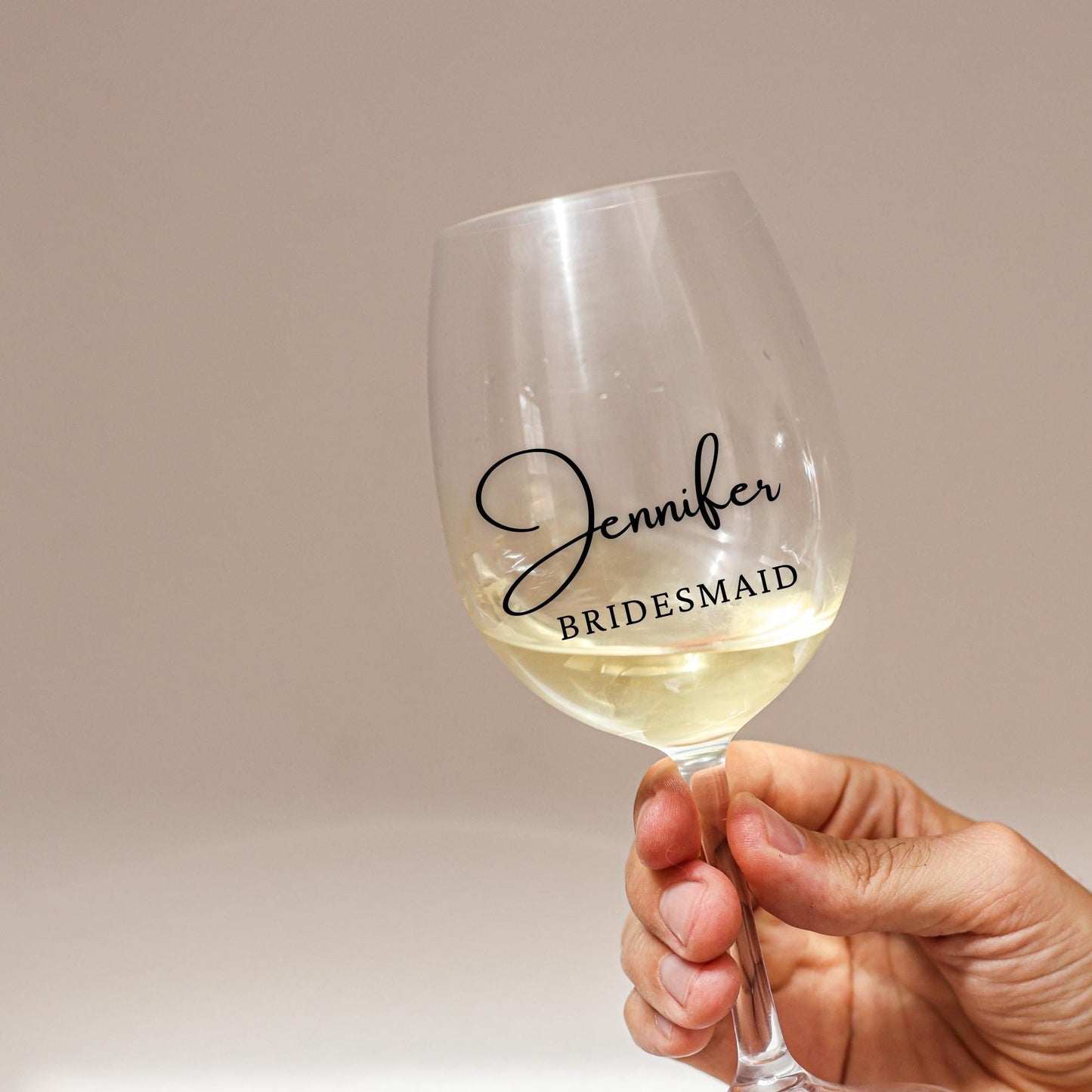 Custom Name Wine Glass Decals: Bachelorette, Wedding, Special Events