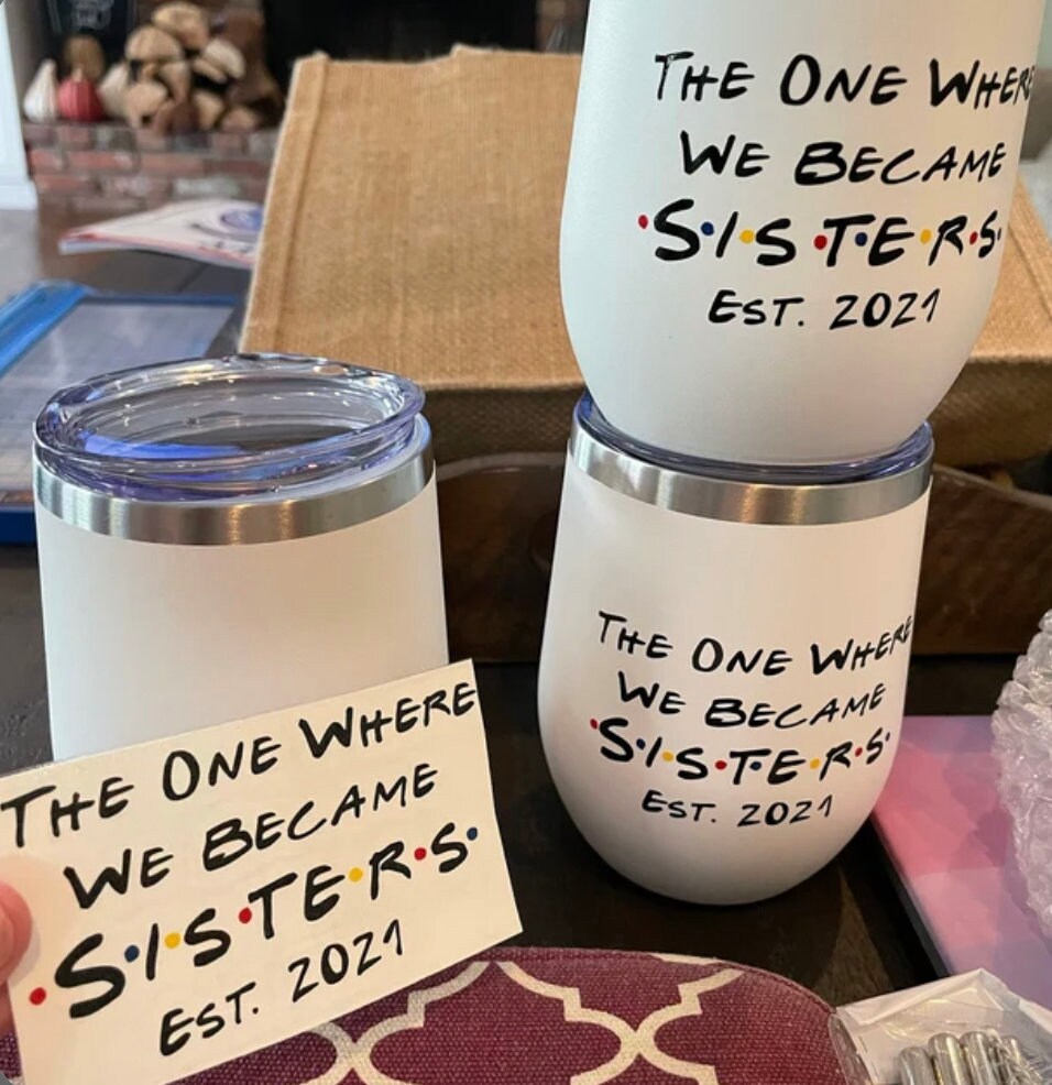 Custom Friends Vinyl DECALS | Friends Themed Special Events | Birthday | Bachelorette | Wedding Showers |Girls Weekend
