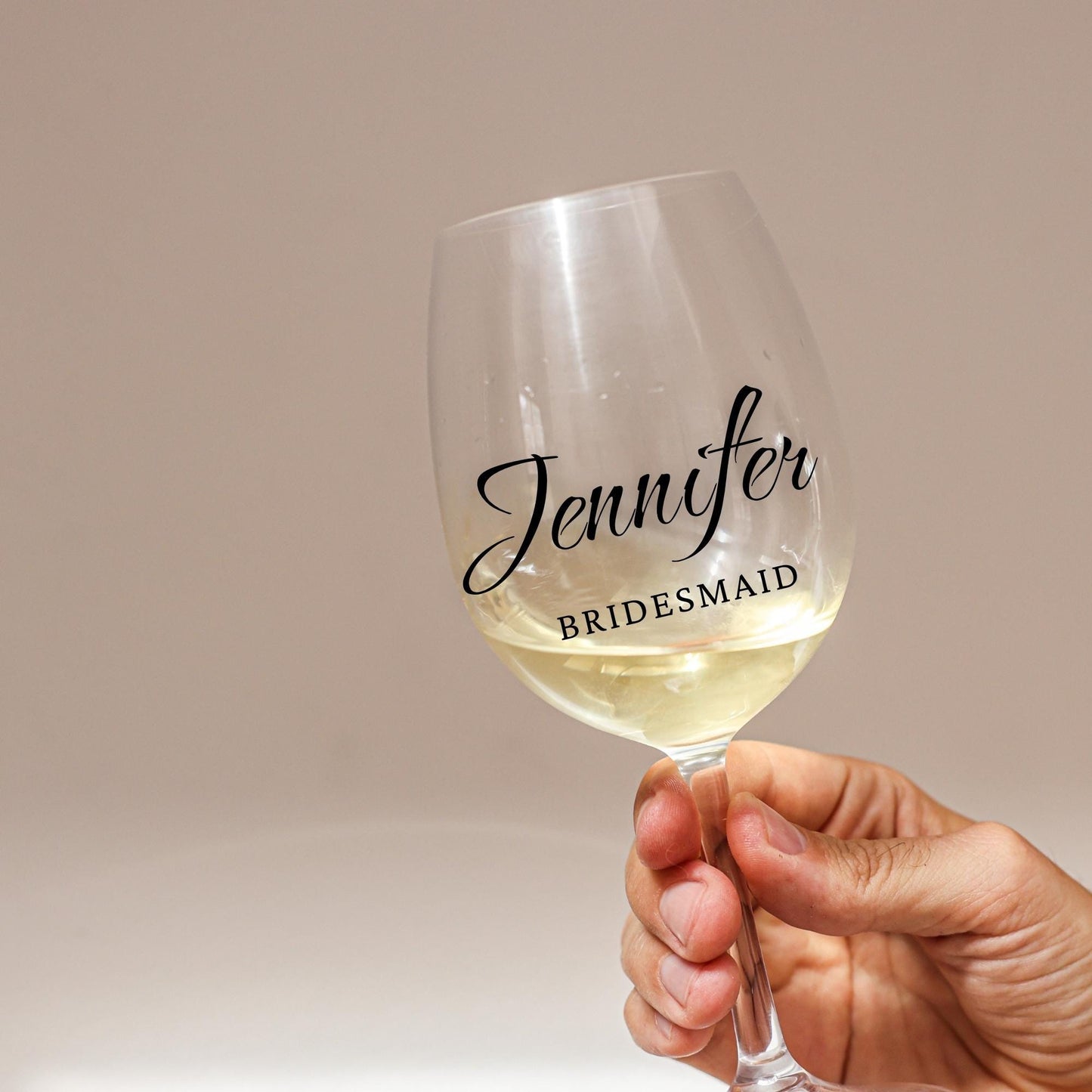 Custom Name Wine Glass Decals: Bachelorette, Wedding, Special Events