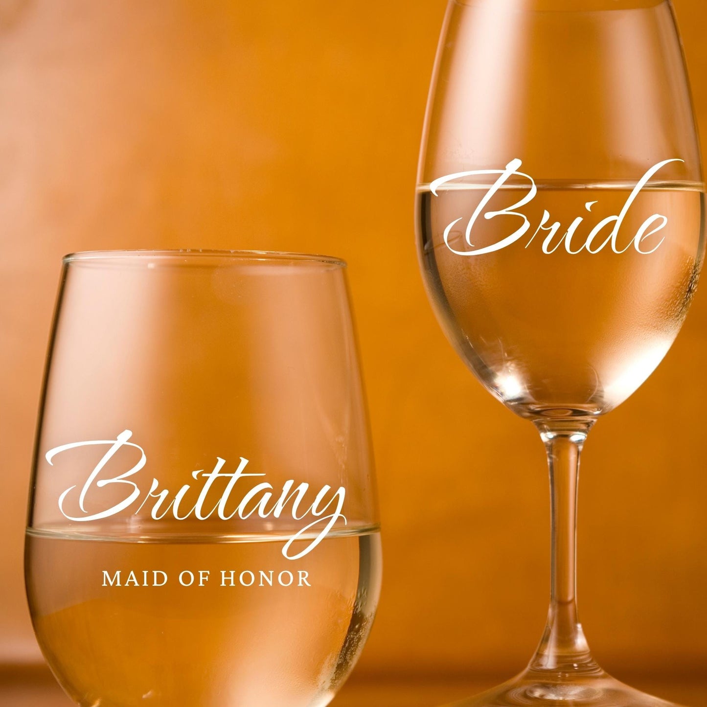 Custom Name Wine Glass Decals: Bachelorette, Wedding, Special Events