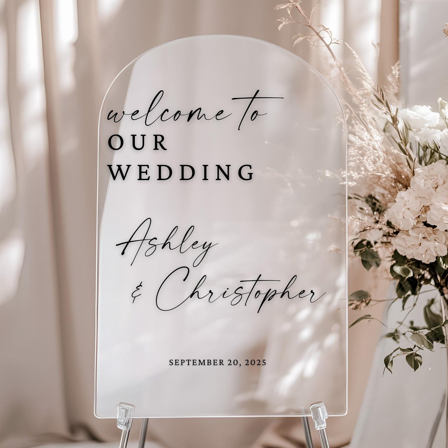 Wedding Mirror Decals | Wedding Decor Vinyl Stickers | Wedding WELCOME Mirror Decor |