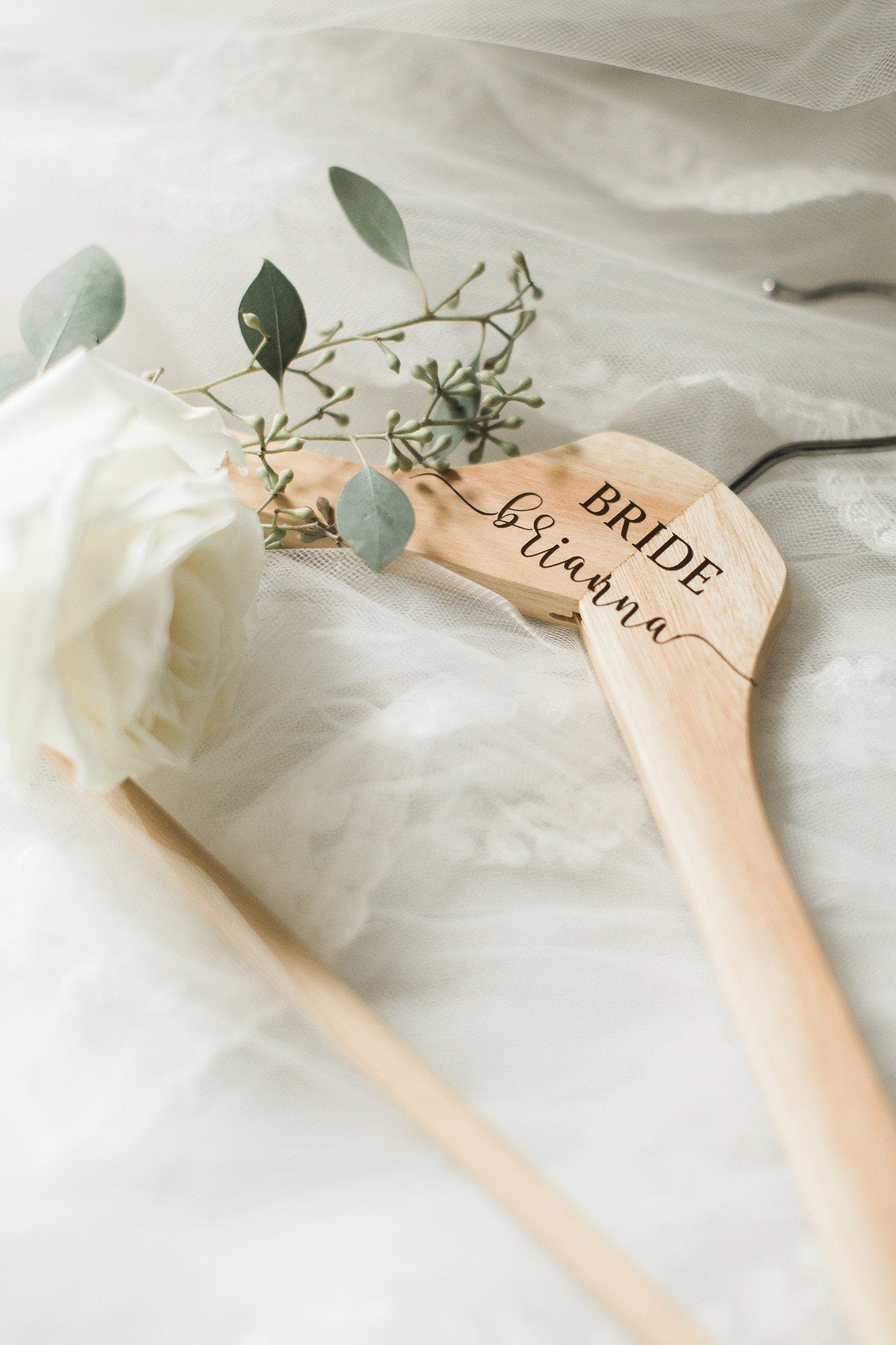 Wedding Dress Hanger DECALS | Name Date and Title | Custom Bridal Party Gift Decals | Bridal Party Proposal Gift |
